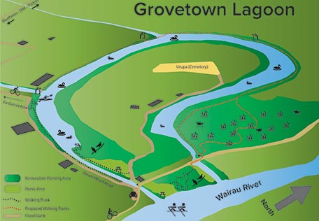 Grovetown Lagoon Map